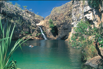 Barramundi Gorge now renamed as Maguk pool in Kakadu some 22 klm off the Kakadu Highway south end of Kakadu National Park