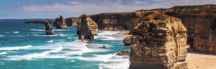 Experiece a scenic tour along the Great Ocean Raod one of the Top 10 Scenice routes in the world credit Australia tourism